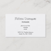 Carte De Visite Poires jaunes et vertes professionnels (Dos)