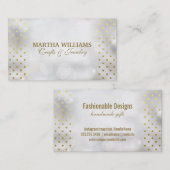 Carte De Visite Pois | Arrière - plan Boke (Devant / Derrière)