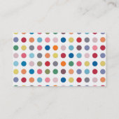 Carte De Visite Pois - Color Love (Dos)