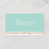 Carte De Visite Pois créatifs (Devant)