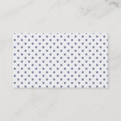Carte De Visite Pois gris cool ; tableau de bord rétro (Dos)