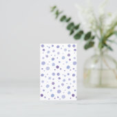 Carte De Visite pois peint à la main (Debout devant)