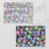 Carte De Visite Pois Rainbow (Devant / Derrière)