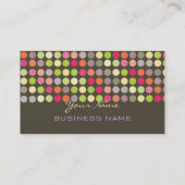 Carte De Visite Pois rétro (Dos)