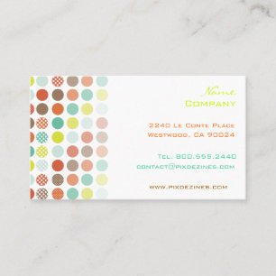 Carte De Visite pois rétro/DO-IT-YOURSELF couleur arrière - plan !