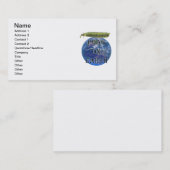 Carte De Visite Pois sur Terre (Devant / Derrière)