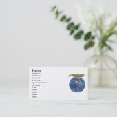 Carte De Visite Pois sur Terre (Debout devant)