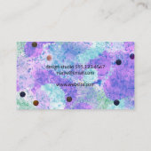 Carte De Visite Pois | Texture artistique Retour (Dos)