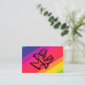 Carte De Visite Poisson arc-en-ciel (Debout devant)