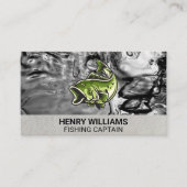 Carte De Visite Poisson basse | Eau (Devant)
