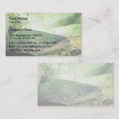Carte De Visite Poisson-chat à tête plate (Devant / Derrière)