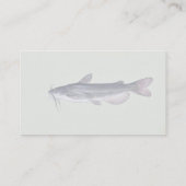 Carte De Visite Poisson-chat blanc (Dos)