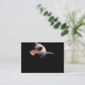 Carte De Visite Poisson de requin Pizza Amateurs de requins Dons a (Debout devant)