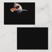 Carte De Visite Poisson de requin Pizza Amateurs de requins Dons a (Devant / Derrière)