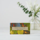 Carte De Visite Poisson D'Or Koi Pond Water Lys (Debout devant)