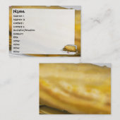 Carte De Visite Poisson et frites (Devant / Derrière)