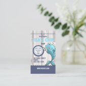 Carte De Visite Poisson et magasin de frites poisson Fry collecte  (Debout devant)