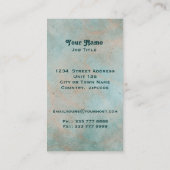 Carte De Visite Poisson Imaginaire Art Nouveau (Dos)