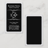 Carte De Visite poisson moisi manger poisson (Devant / Derrière)