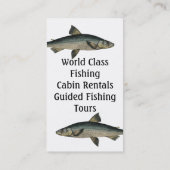 Carte De Visite Poisson vintage (Dos)