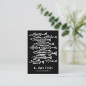 Carte De Visite POISSON X-RAY - Noir (Debout devant)