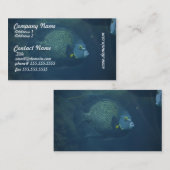 Carte De Visite Poissons bleus de Tang (Devant / Derrière)