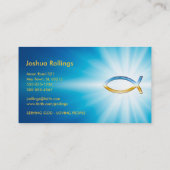 Carte De Visite Poissons chrétiens (Dos)