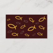 Carte De Visite Poissons chrétiens | inspiré (Dos)