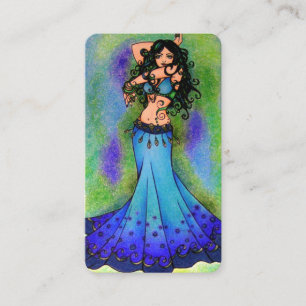 Carte De Visite Poissons Danseuse Du Ventre Signe Astrologique Dan