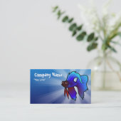 Carte De Visite Poissons de Betta de bande dessinée/poissons de (Debout devant)