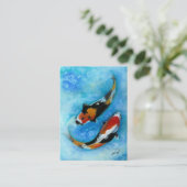 Carte De Visite Poissons de Koi (Debout devant)