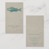 Carte De Visite Poissons de Viantage (Devant / Derrière)