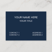 Carte De Visite Poissons Nager Dans La Pêche À L'Eau (Dos)