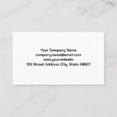 Carte De Visite Poistons métalliques | Services Auto | Fibre de ca (Dos)