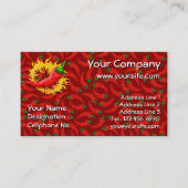 Carte De Visite Poivre avec flamme (Devant)