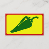 Carte De Visite poivre de piment de mod (Dos)