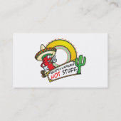 Carte De Visite Poivron rouge épicé Mexique d'élément combustible (Dos)