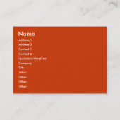 Carte De Visite Poivrons ! (Dos)