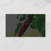 Carte De Visite Poivrons de piments de piment (Dos)