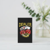 Carte De Visite Poker de casino Texas Holdem (Debout devant)