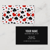 Carte De Visite Poker de jeu Casino (Devant / Derrière)