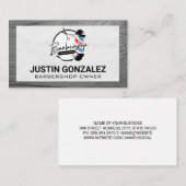 Carte De Visite Pole de magasin de coiffure | Coupe (Devant / Derrière)