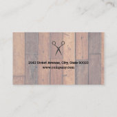 Carte De Visite Pole en barbier et ciseaux (Dos)