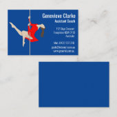 Carte De Visite Pole Fitness (Devant / Derrière)