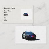 Carte De Visite Police Car (Devant / Derrière)