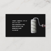 Carte De Visite Police de trace du rouleau de peinture (Dos)