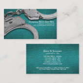 Carte De Visite Police d'investigateur privé (Devant / Derrière)