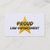 Carte De Visite Police fière (Dos)