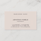 Carte De Visite Police Gothique Professionnelle Sophistiquée Simpl (Dos)