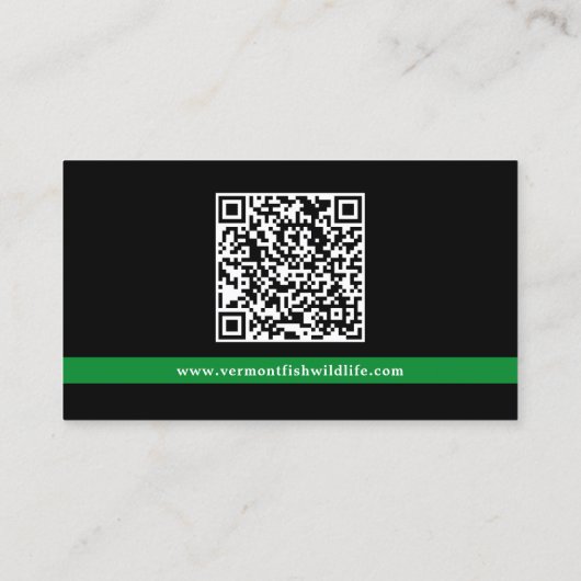 Carte De Visite Police militaire Code QR (Dos)